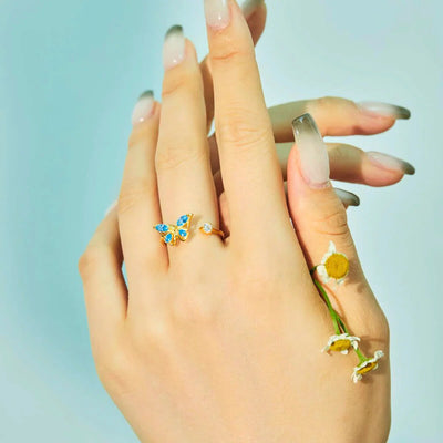 "FARFALLA" SPINNER RING