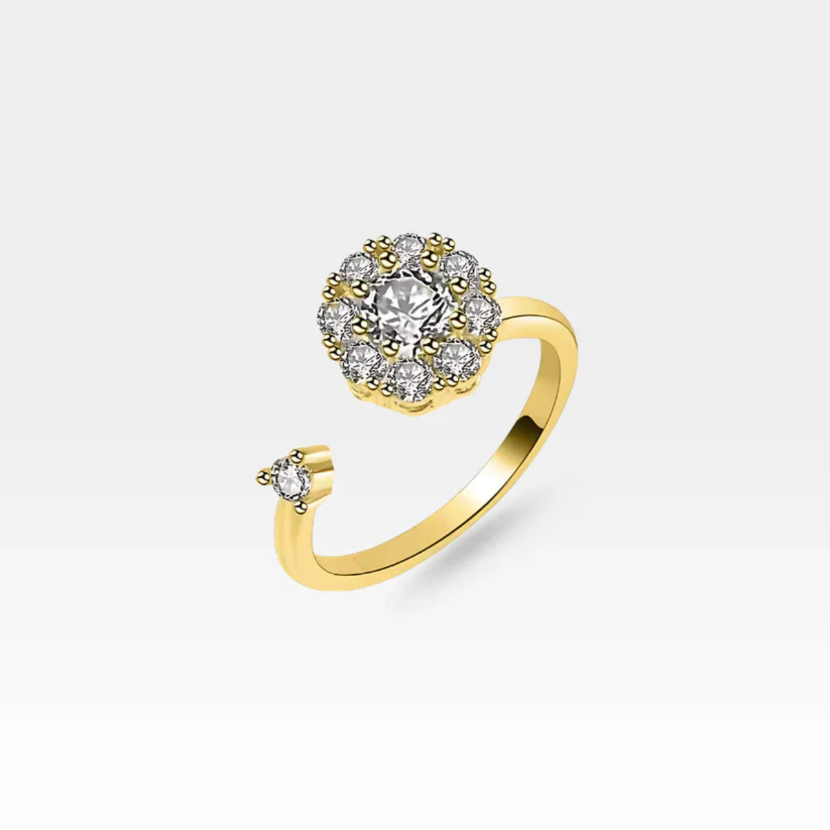 "CRYSTALIS- SPINNER RING"