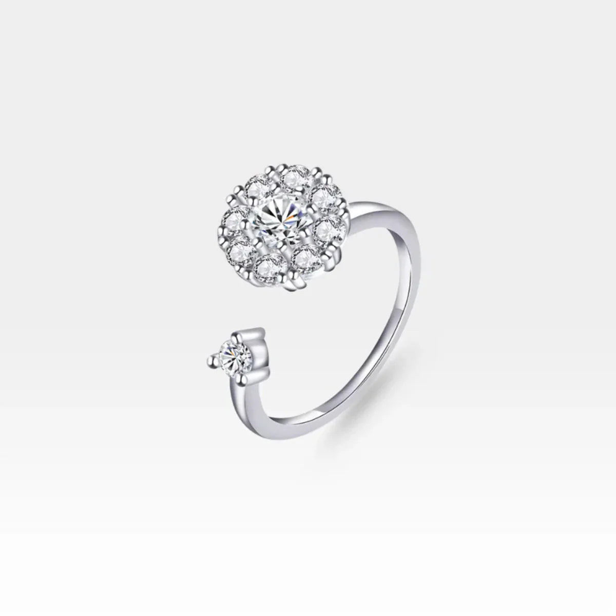 "CRYSTALIS- SPINNER RING"