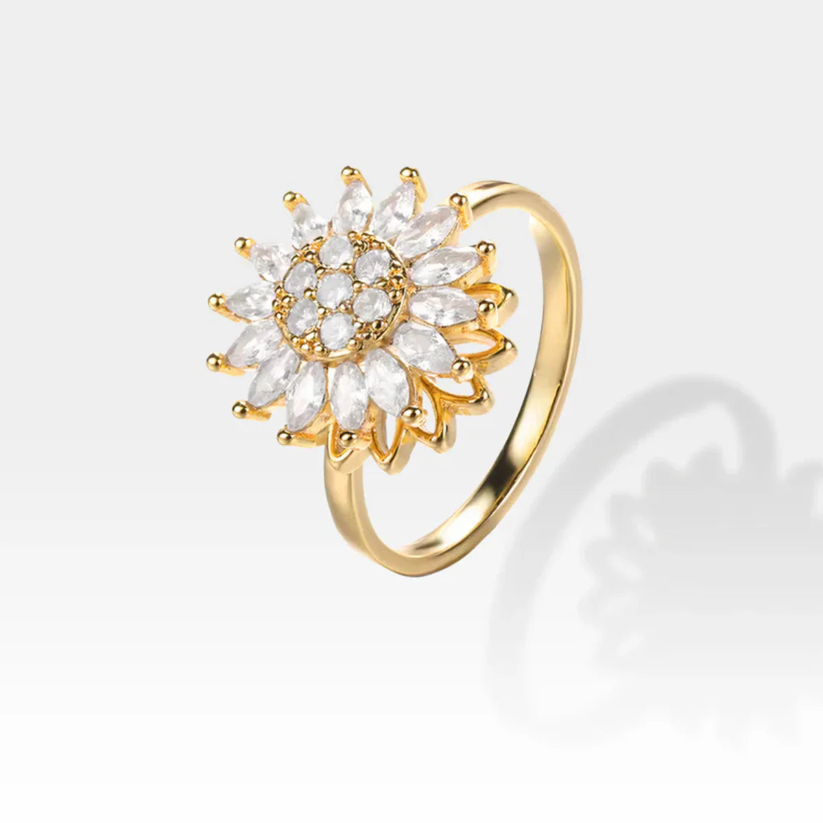 "PETALI IN MOVIMENTO" Spinner Ring