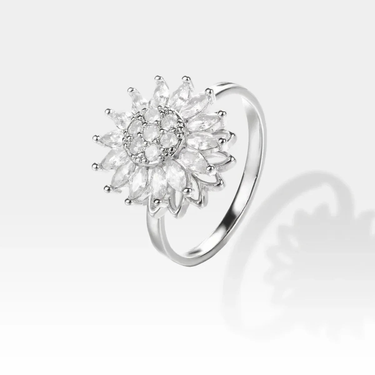"PETALI IN MOVIMENTO" Spinner Ring