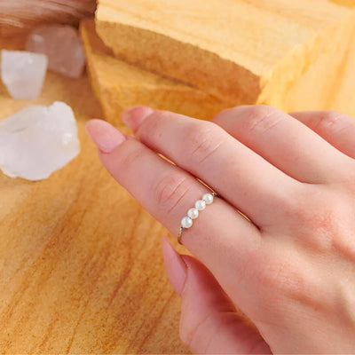 "PERLA" SPINNER RING