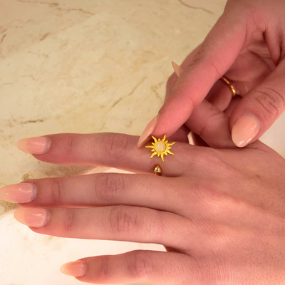 "SUNSHINE" SPINNER RING