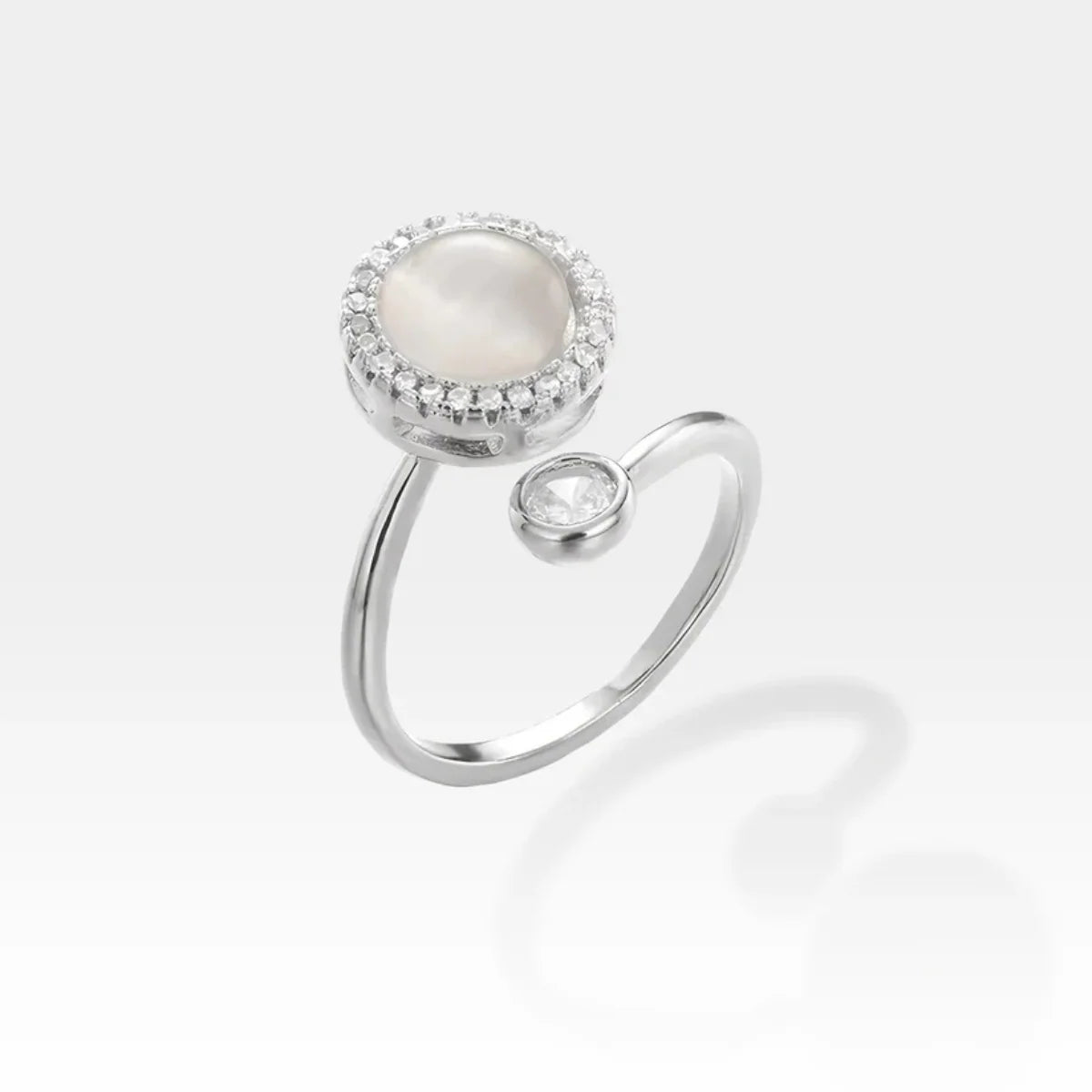 "PEARL STONE" SPINNER RING