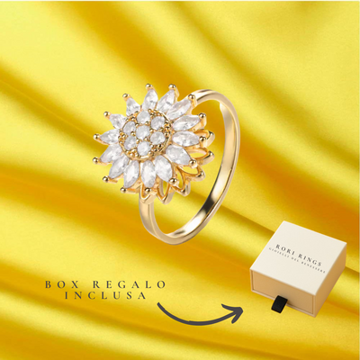"PETALI IN MOVIMENTO" Spinner Ring