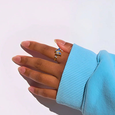"FARFALLA" SPINNER RING