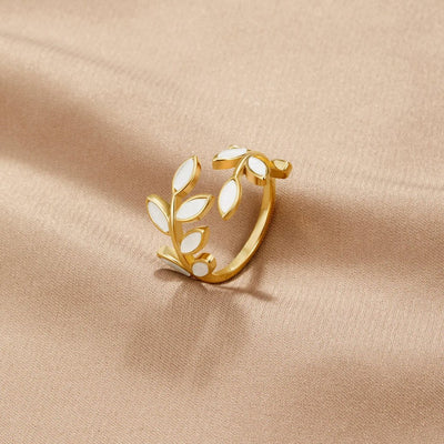 ANELLO "FOGLIE D'ORO"